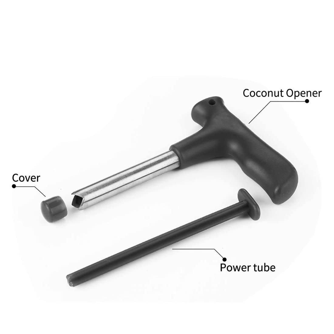 Stainless Steel Anti-Rust Coconut Knife Opener Tool