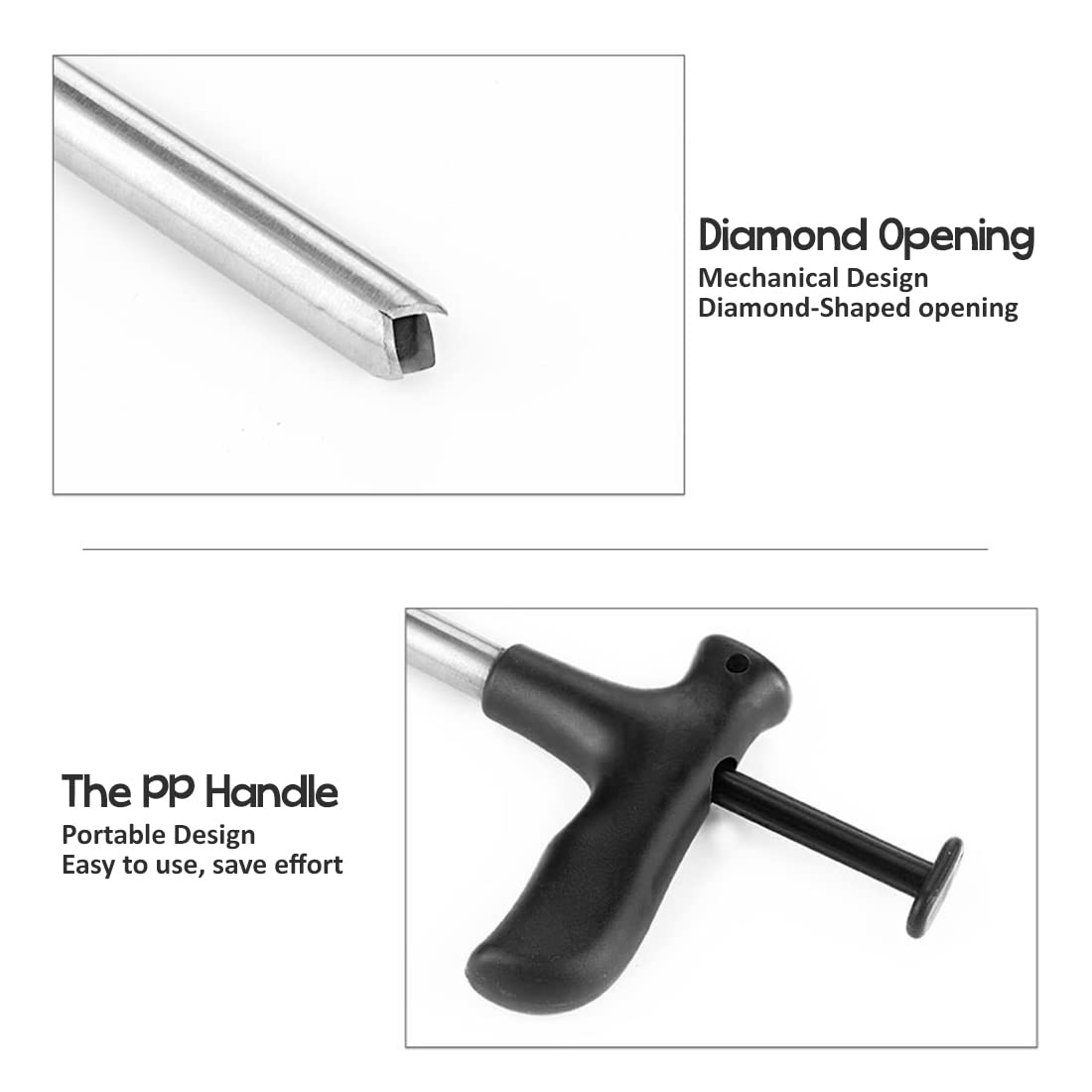 Stainless Steel Anti-Rust Coconut Knife Opener Tool