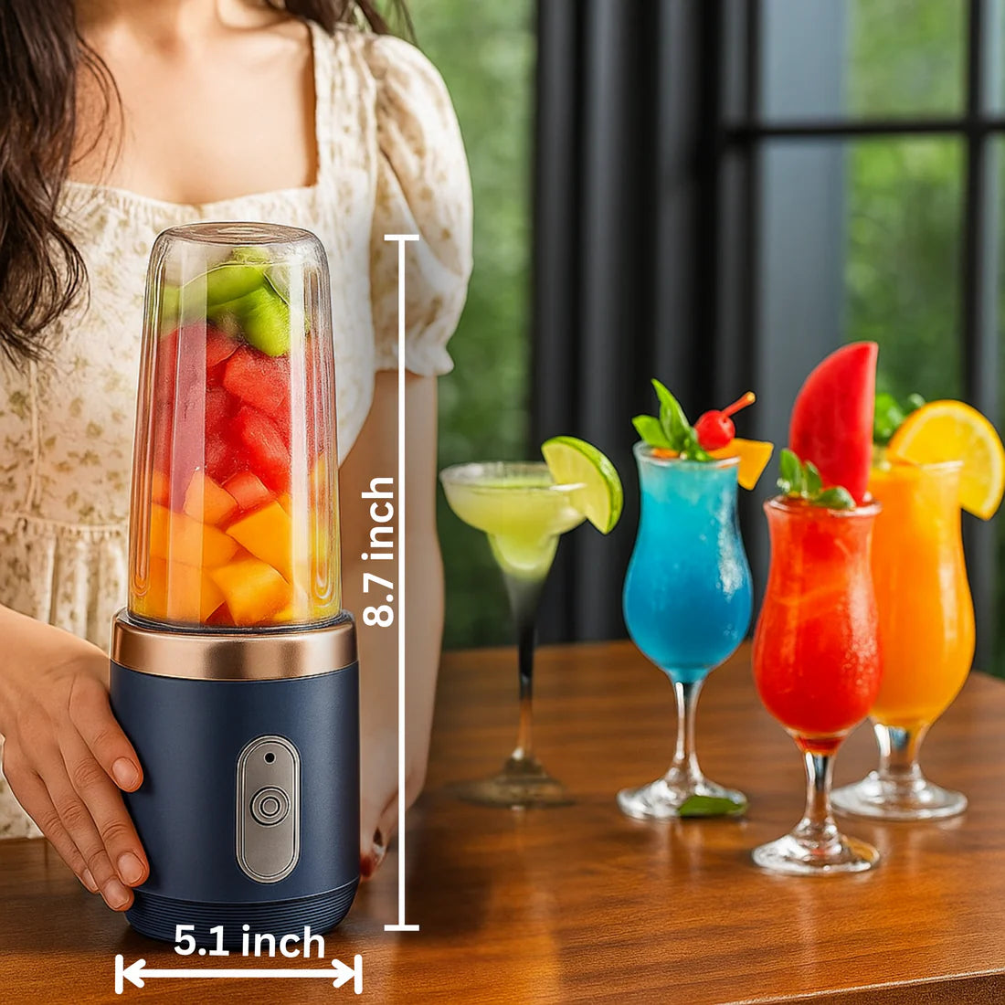 Portable Juicer Blender – Powerful, Compact & Rechargeable